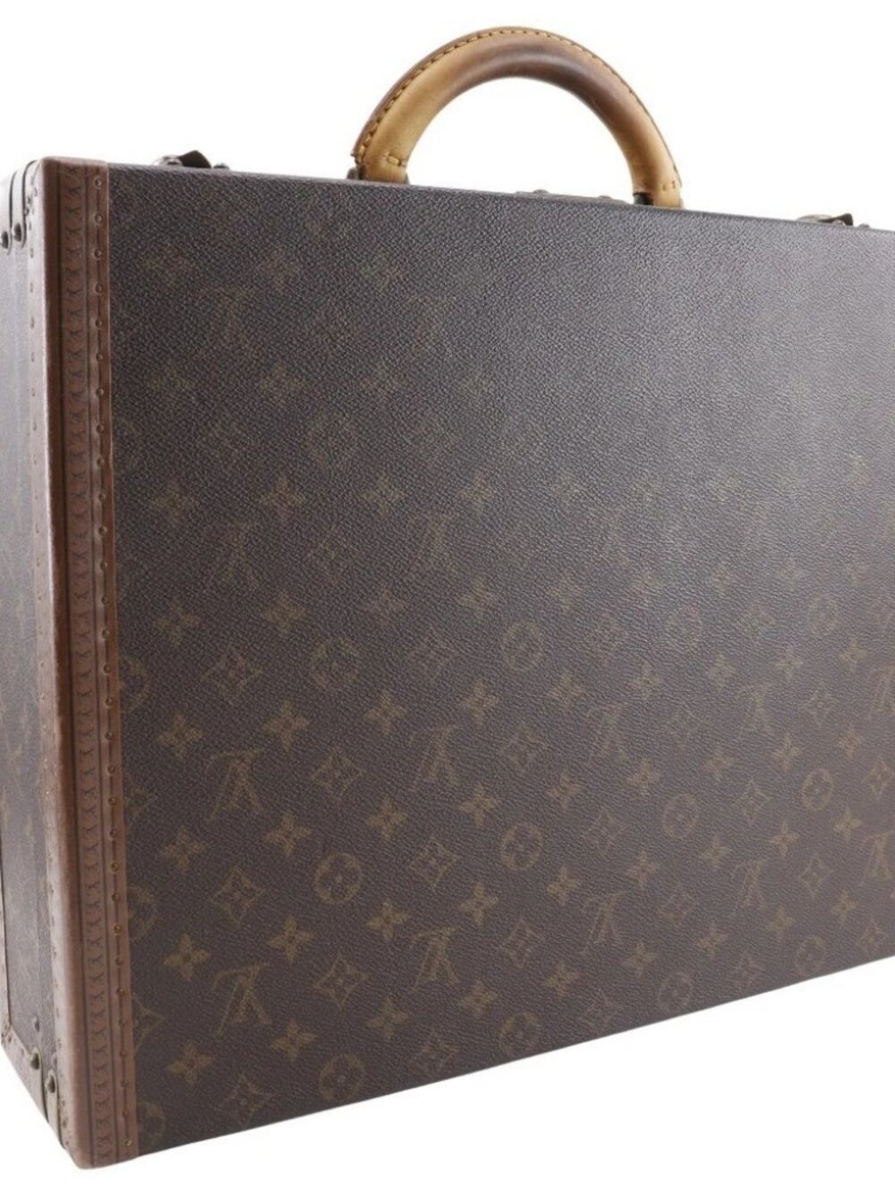 LOUIS VUITTON President trunk M53012 vintage Attache case Brown Monogram - Picture 3 of 12